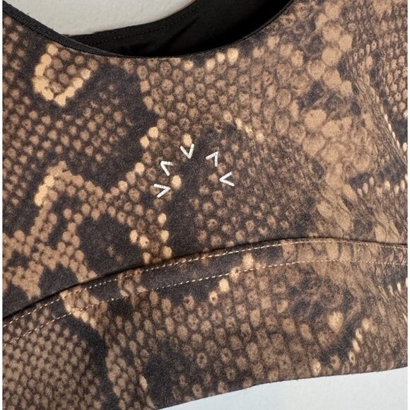 Varley XS Sports Bra Snakeskin Print Extra Small Gym Workout - Picture 4 of 4